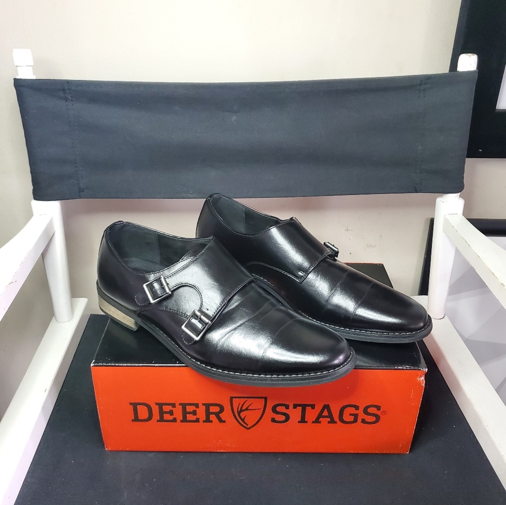 DEER STAGS Mens Cyprus Dress Comfort Monk Strap 11